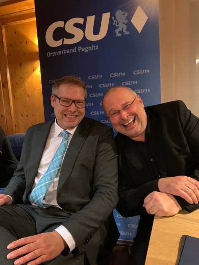 CSU-Versammlung 2023 Stefan Krieg, Werner Lappat