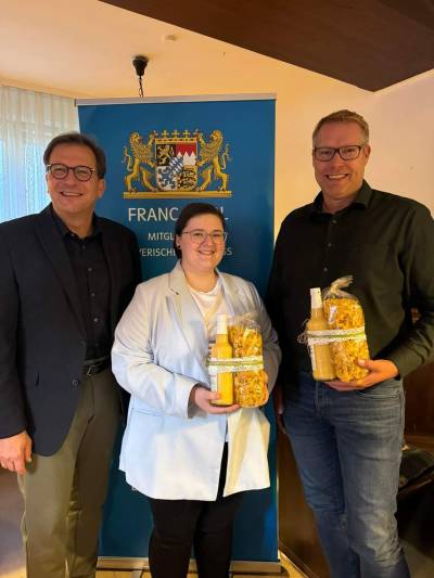 Franc Dierl, Nadine Stpfert und Stefan Krieg