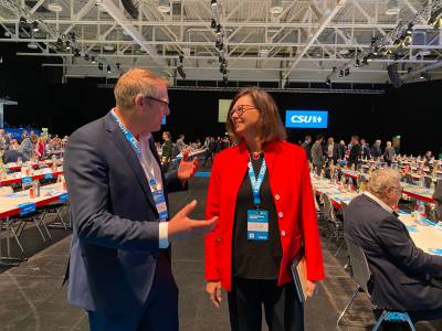 Stefan Krieg, Ilse Aigner - Landtagsprsidentin 