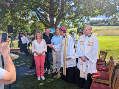 kumenische Wallfahrt Troschenreuth 2025  mit Erzbischof Herwig Gssl und Norbert Frster